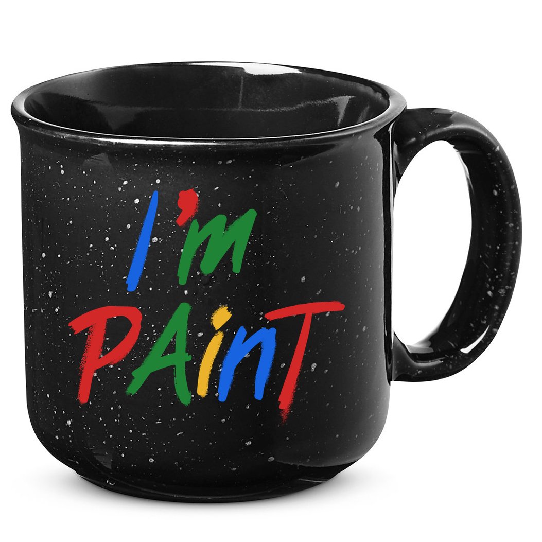 Cute Im Paint Childens Finger Painting 15oz Campfire Ceramic Mug