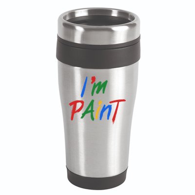 Cute Im Paint Childens Finger Painting 16oz Travel Tumbler