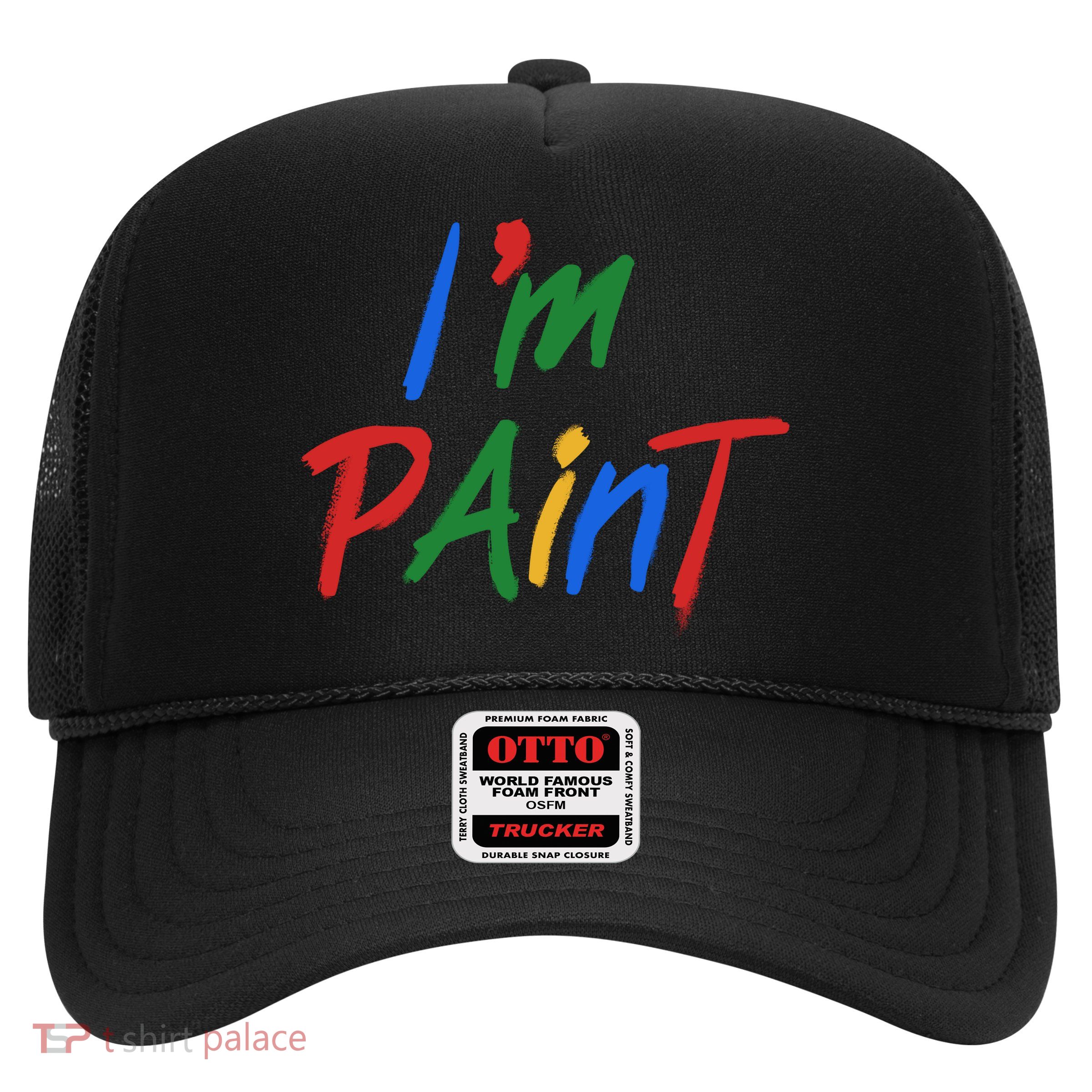 Cute Im Paint Childens Finger Painting Trucker Hat