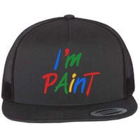 Cute Im Paint Childens Finger Painting Flatbill Hat
