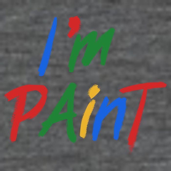 Cute Im Paint Childens Finger Painting Flatbill Hat