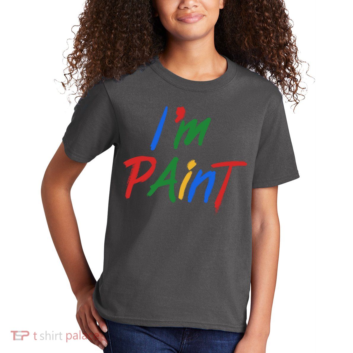Cute Im Paint Childens Finger Painting Kids T-Shirt
