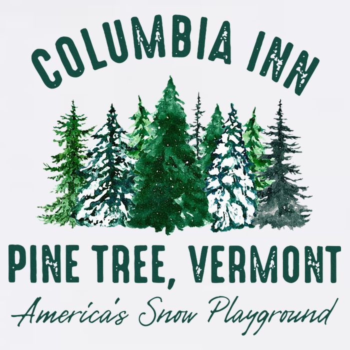 Columbia Inn Pine Tree Vermont Merry Christmas Adult Drive Performance Visor