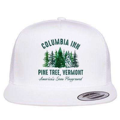 Columbia Inn Pine Tree Vermont Merry Christmas Flatbill Hat
