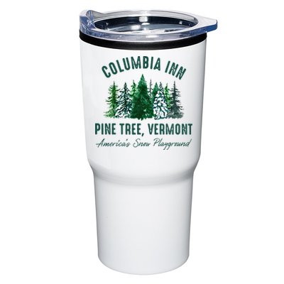 Columbia Inn Pine Tree Vermont Merry Christmas Tumbler