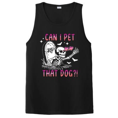 Can I Pet That Dog Skeleton Halloween PosiCharge Competitor Tank