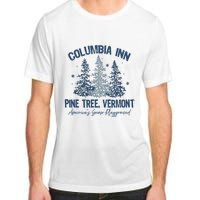 Columbia Inn Pine Tree Vermont Always A White Christmas Adult ChromaSoft Performance T-Shirt