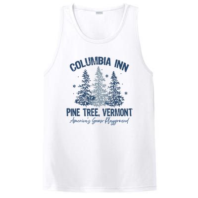 Columbia Inn Pine Tree Vermont Always A White Christmas PosiCharge Competitor Tank