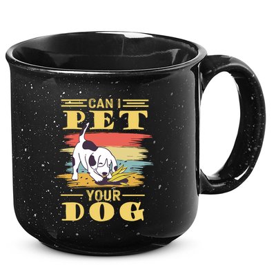 Can I Pet Your Dog Gift 15oz Campfire Ceramic Mug