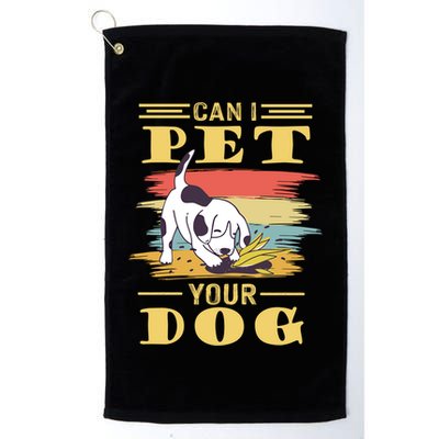 Can I Pet Your Dog Gift Golf Towel