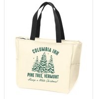 Columbia Inn Pine Tree Vermont Sweatshirt A White Christmas Bing Crosby Zip Tote Bag