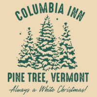 Columbia Inn Pine Tree Vermont Sweatshirt A White Christmas Bing Crosby Zip Tote Bag
