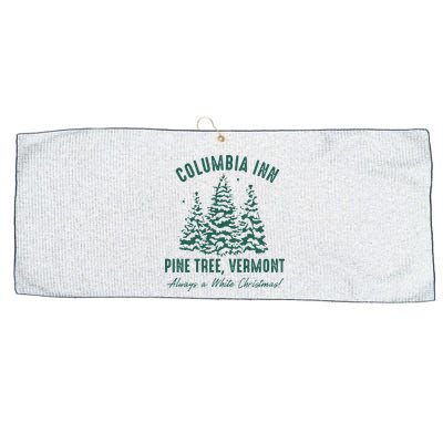 Columbia Inn Pine Tree Vermont Sweatshirt A White Christmas Bing Crosby Large Microfiber Waffle Golf Towel