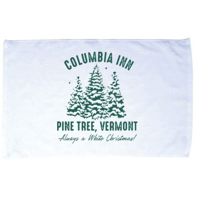 Columbia Inn Pine Tree Vermont Sweatshirt A White Christmas Bing Crosby Microfiber Hand Towel