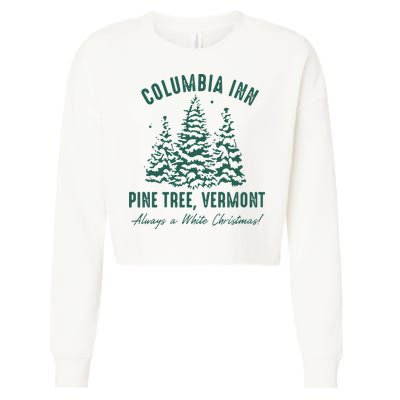 Columbia Inn Pine Tree Vermont Sweatshirt A White Christmas Bing Crosby Cropped Pullover Crew