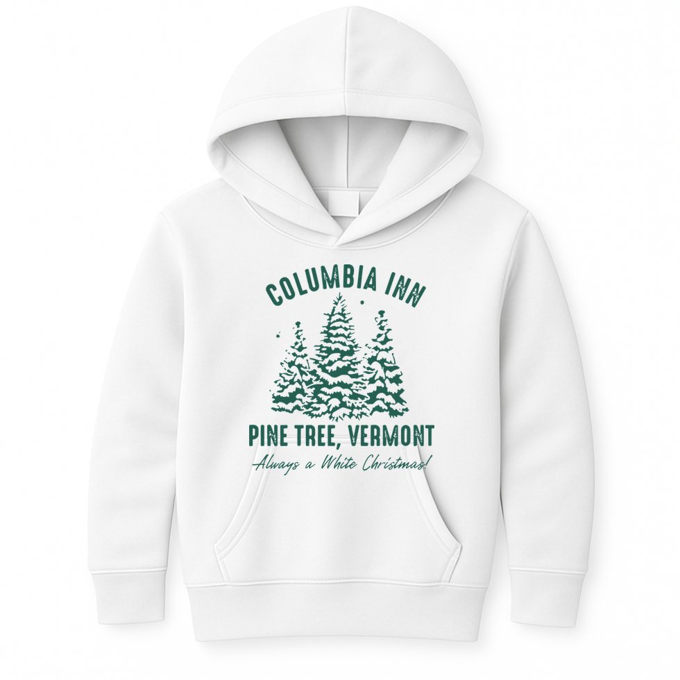 Columbia Inn Pine Tree Vermont Sweatshirt A White Christmas Bing Crosby Kids Hoodie
