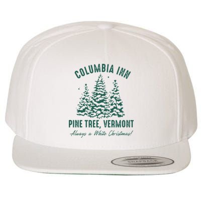 Columbia Inn Pine Tree Vermont Sweatshirt A White Christmas Bing Crosby Wool Snapback Cap