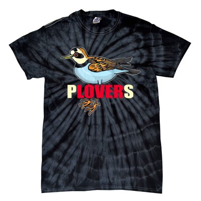 Cute Illustration Piping Plover Love Tie-Dye T-Shirt