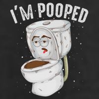 Cool IM Pooped Funny Dirty Toilet Bowl Joke Lover Gift 7 Panel Mesh Trucker Snapback Hat