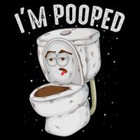 Cool IM Pooped Funny Dirty Toilet Bowl Joke Lover Gift Cooling Performance Crew T-Shirt