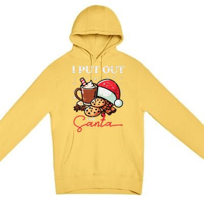 Christmas I Put Out For Santa Funny Xmas Premium Pullover Hoodie