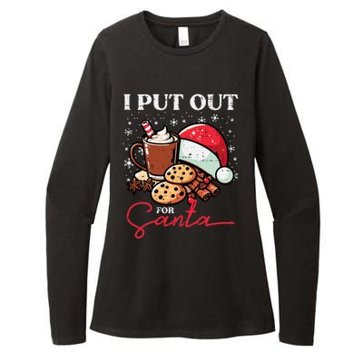 Christmas I Put Out For Santa Funny Xmas Womens CVC Long Sleeve Shirt