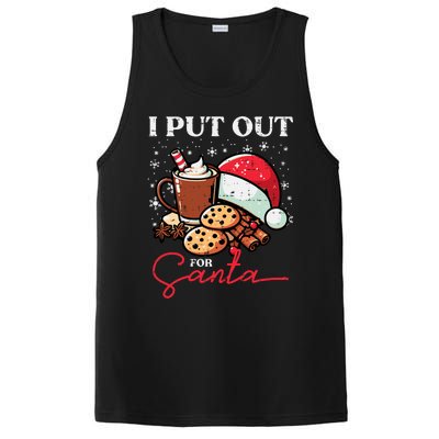 Christmas I Put Out For Santa Funny Xmas PosiCharge Competitor Tank