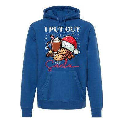 Christmas I Put Out For Santa Funny Xmas Premium Hoodie