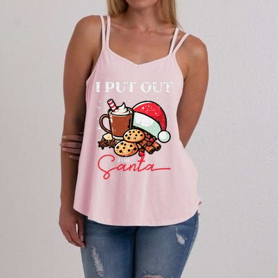 Christmas I Put Out For Santa Funny Xmas Women's Strappy Tank