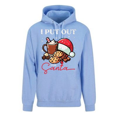 Christmas I Put Out For Santa Funny Xmas Unisex Surf Hoodie