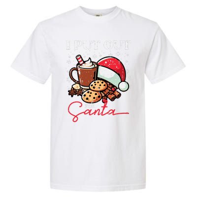 Christmas I Put Out For Santa Funny Xmas Garment-Dyed Heavyweight T-Shirt