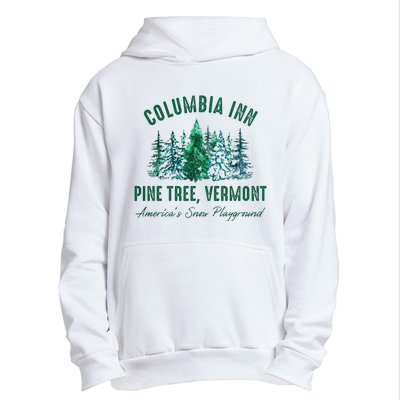 Columbia Inn Pine Tree Vermont Christmas Urban Pullover Hoodie