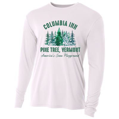 Columbia Inn Pine Tree Vermont Christmas Cooling Performance Long Sleeve Crew