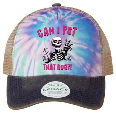 Can I Pet That Dog Skeleton Legacy Tie Dye Trucker Hat