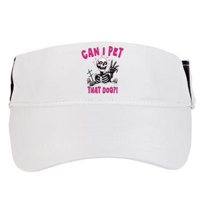 Can I Pet That Dog Skeleton Adult Drive Performance Visor