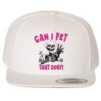 Can I Pet That Dog Skeleton Wool Snapback Cap