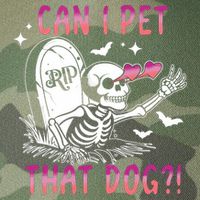 Can I Pet That Dog Skeleton Halloween Legacy Tie Dye Trucker Hat