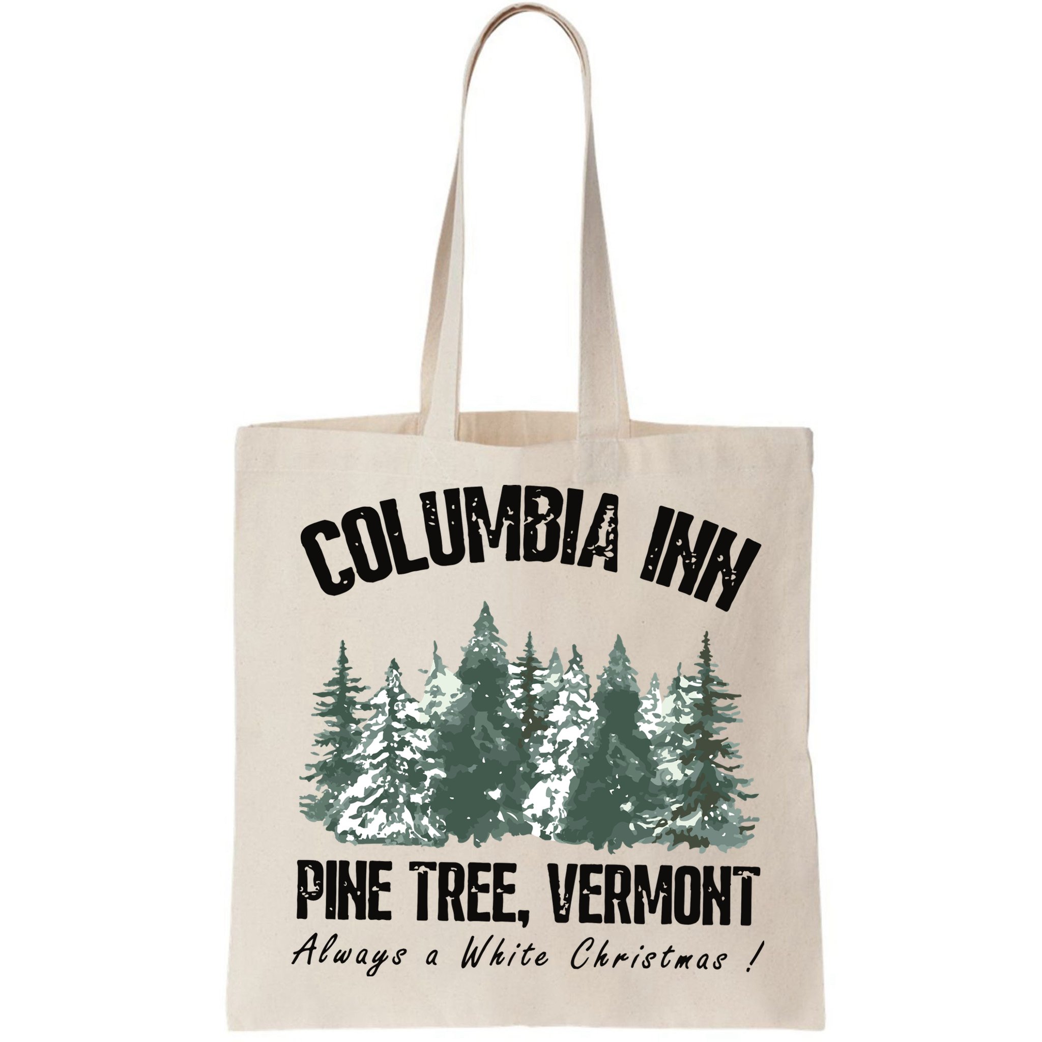 Columbia Inn Pine Tree Vermont Americas Snow Playground A White Christmas Bag