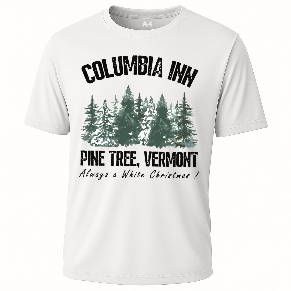 Columbia Inn Pine Tree Vermont Americas Snow Playground A White Christmas Cooling Performance Crew T-Shirt
