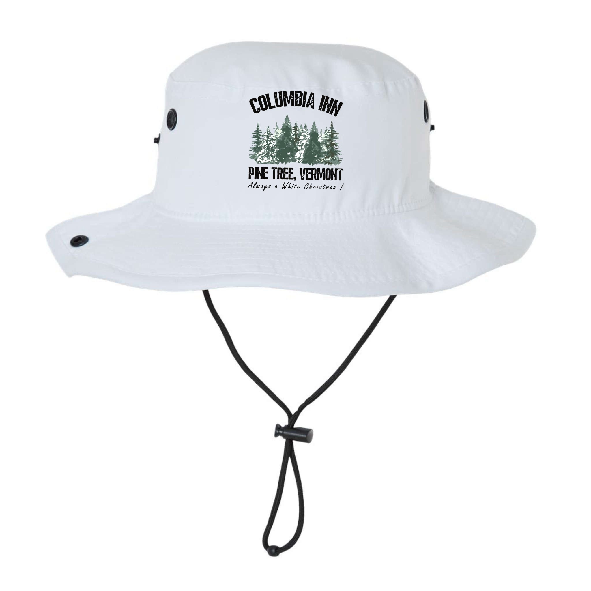 Columbia Inn Pine Tree Vermont Americas Snow Playground A White Christmas Bucket Hat