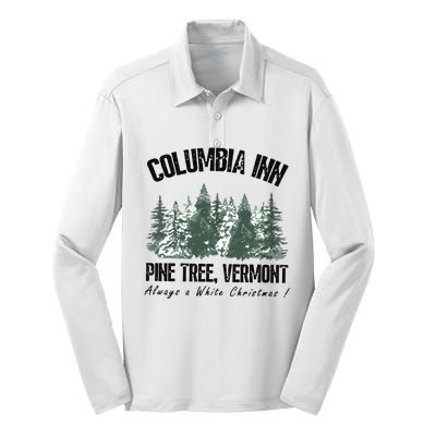 Columbia Inn Pine Tree Vermont Americas Snow Playground A White Christmas Silk Touch Performance Long Sleeve Polo