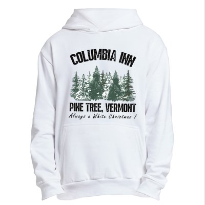 Columbia Inn Pine Tree Vermont Americas Snow Playground A White Christmas Urban Pullover Hoodie