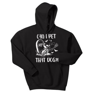 Can I Pet That Dog Halloween Kids Hoodie