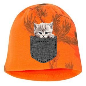 Cat In Pocket Kati - Camo Knit Beanie