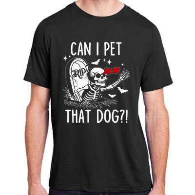 Can I Pet That Dog Skeleton Adult ChromaSoft Performance T-Shirt