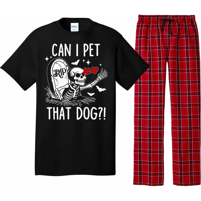 Can I Pet That Dog Skeleton Pajama Set