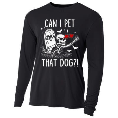 Can I Pet That Dog Skeleton Cooling Performance Long Sleeve Crew