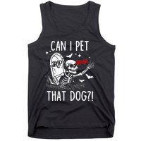 Can I Pet That Dog Skeleton Tank Top