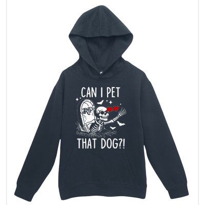 Can I Pet That Dog Skeleton Urban Pullover Hoodie