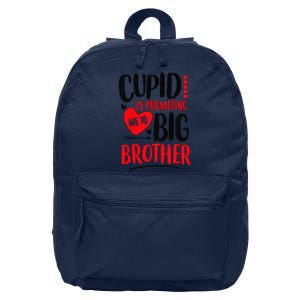 Cupid Is Promoting Me To Big Cute Brother Valentine Day Gift 16 in Basic Backpack